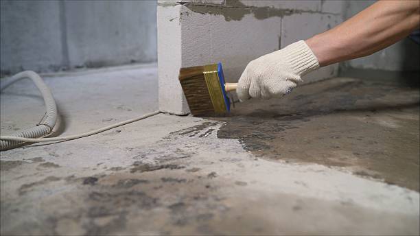 Crawl space vapor barrier installation in Nashport, OH